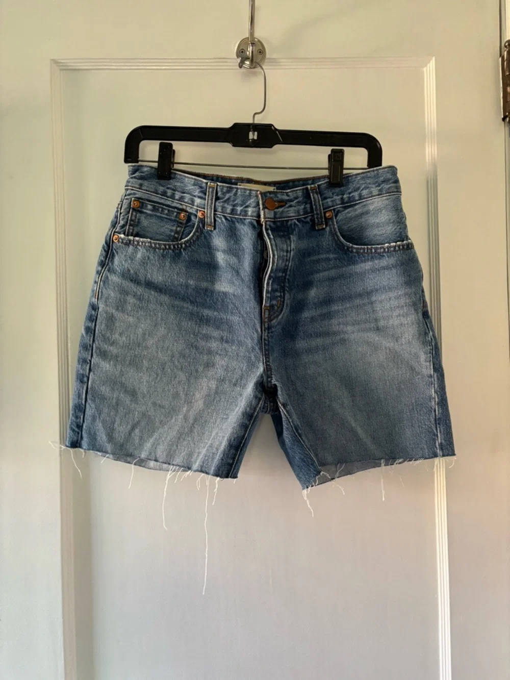 Madewell Long Denim Shorts